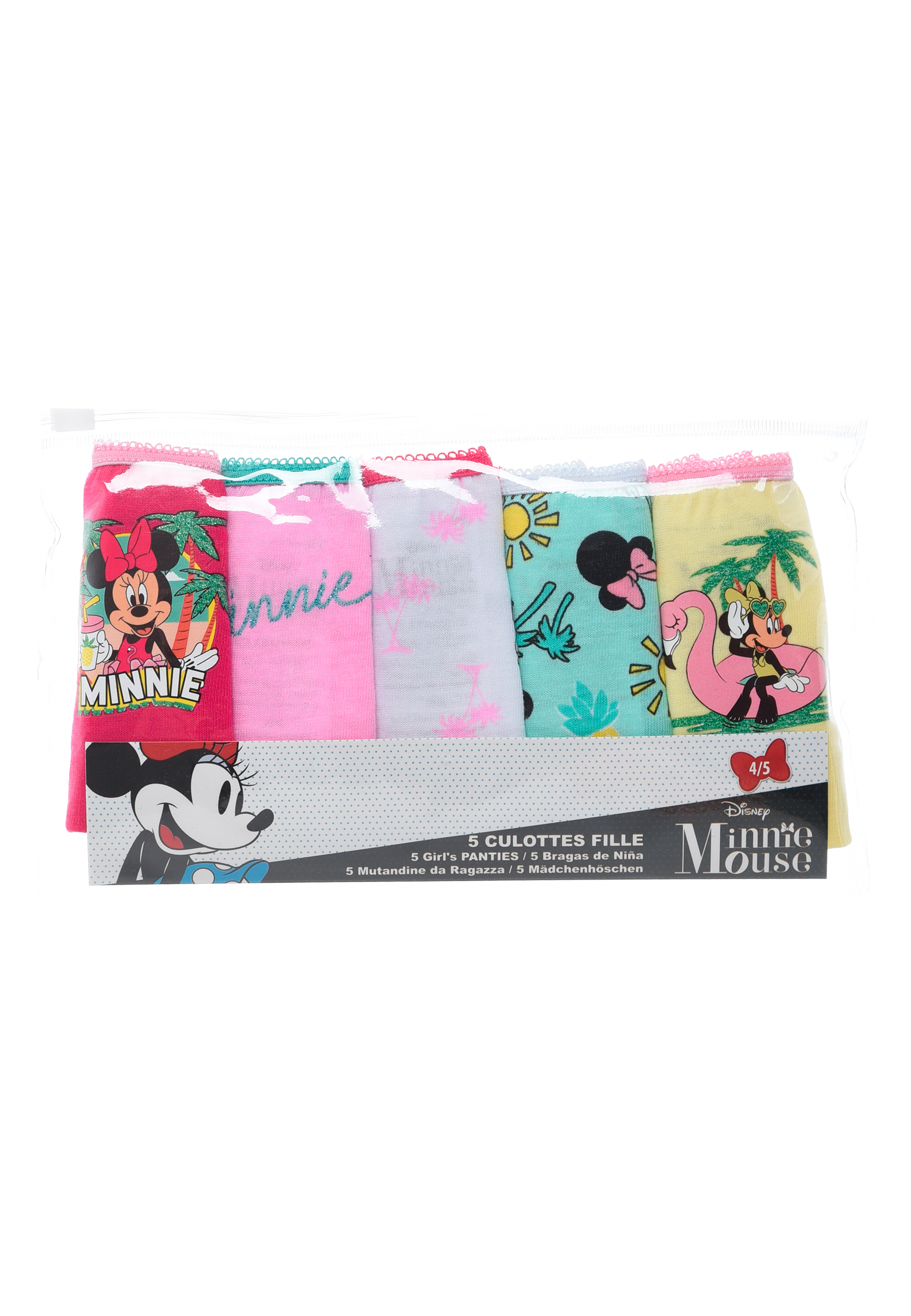 Minnie Mouse Kinder Mädchen Unterhosen Schlüpfer Slips 5er Pack