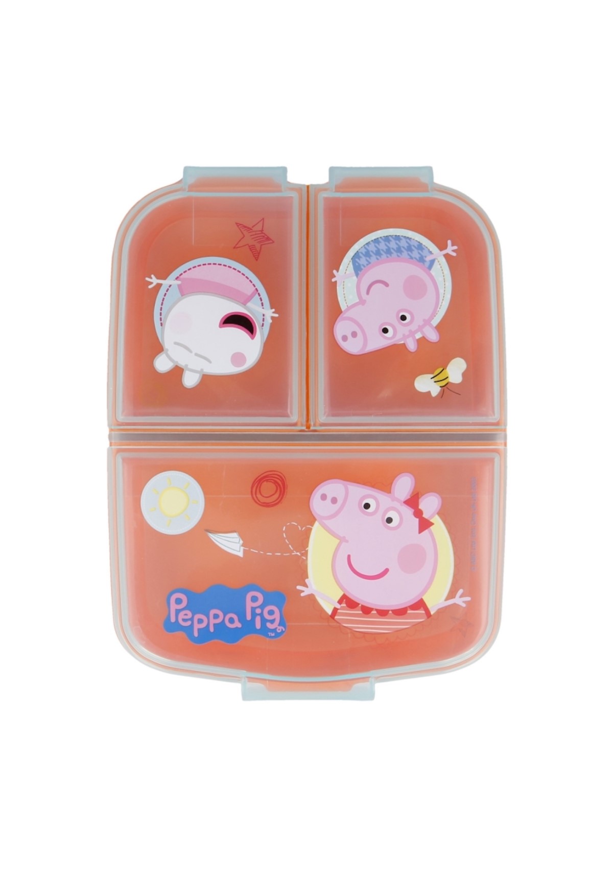 Peppa Wutz Pig Lunch-Set Alu-Trinkflasche + Premium Brotdose Frühstücks-Set 