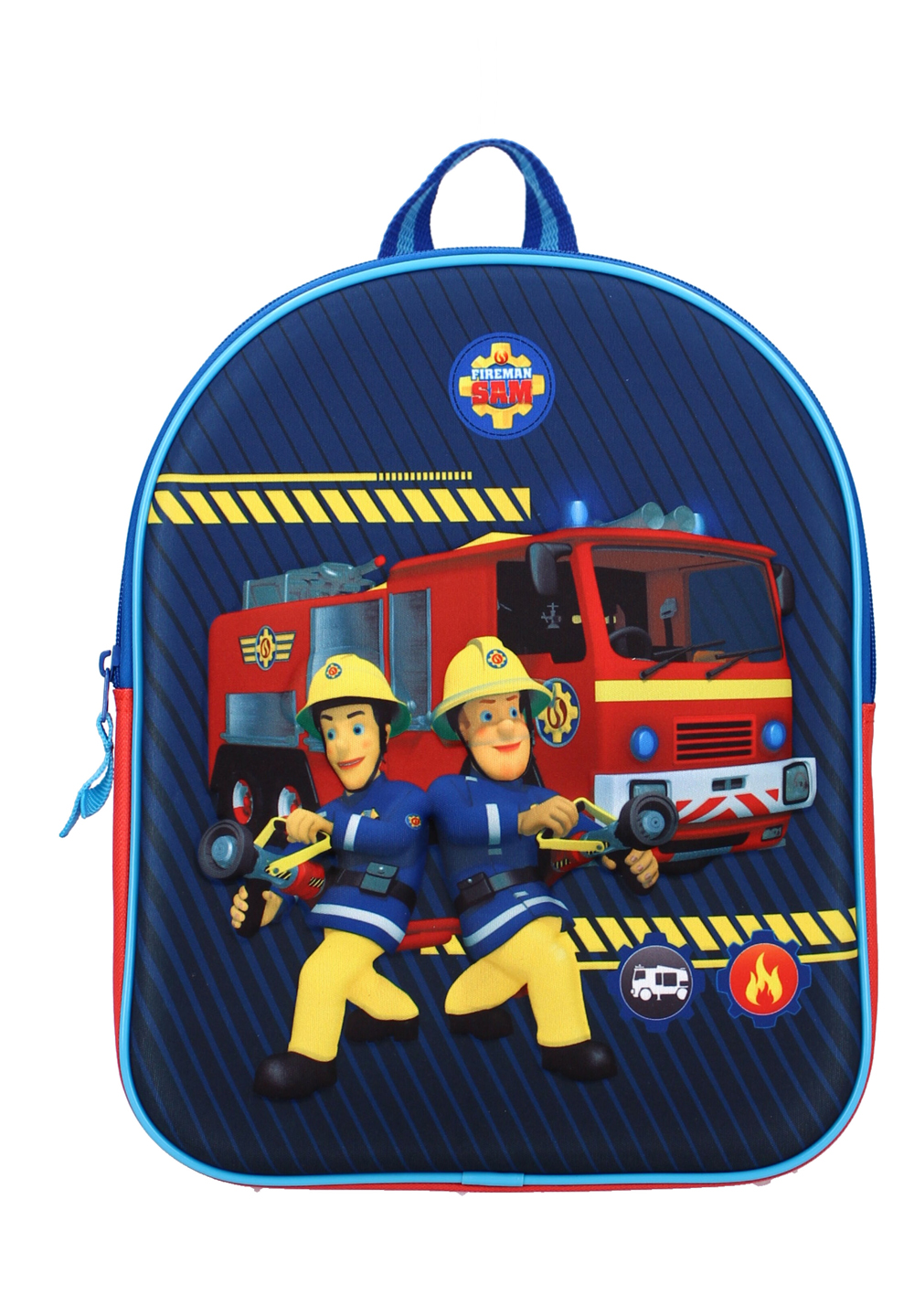 Feuerwehrmann Sam Strong Together 3D Kinder Jungen Kindergarten Rucksack