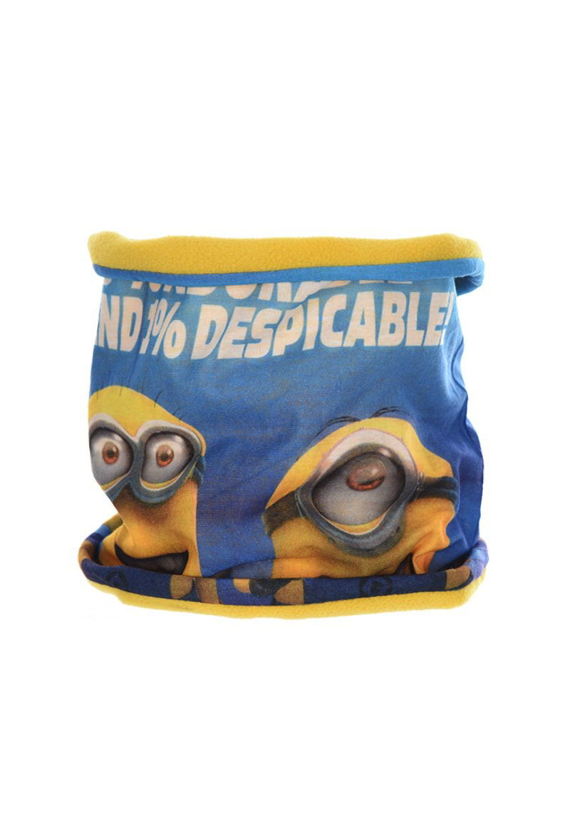 Minions Kinder Jungen Fleece Schlauchschal Winter-Schal 