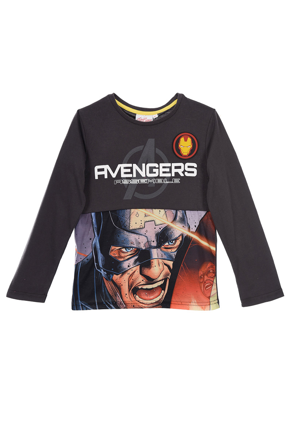Avengers Kinder Jungen Langarm-shirt Longsleeve Ironman Captain America