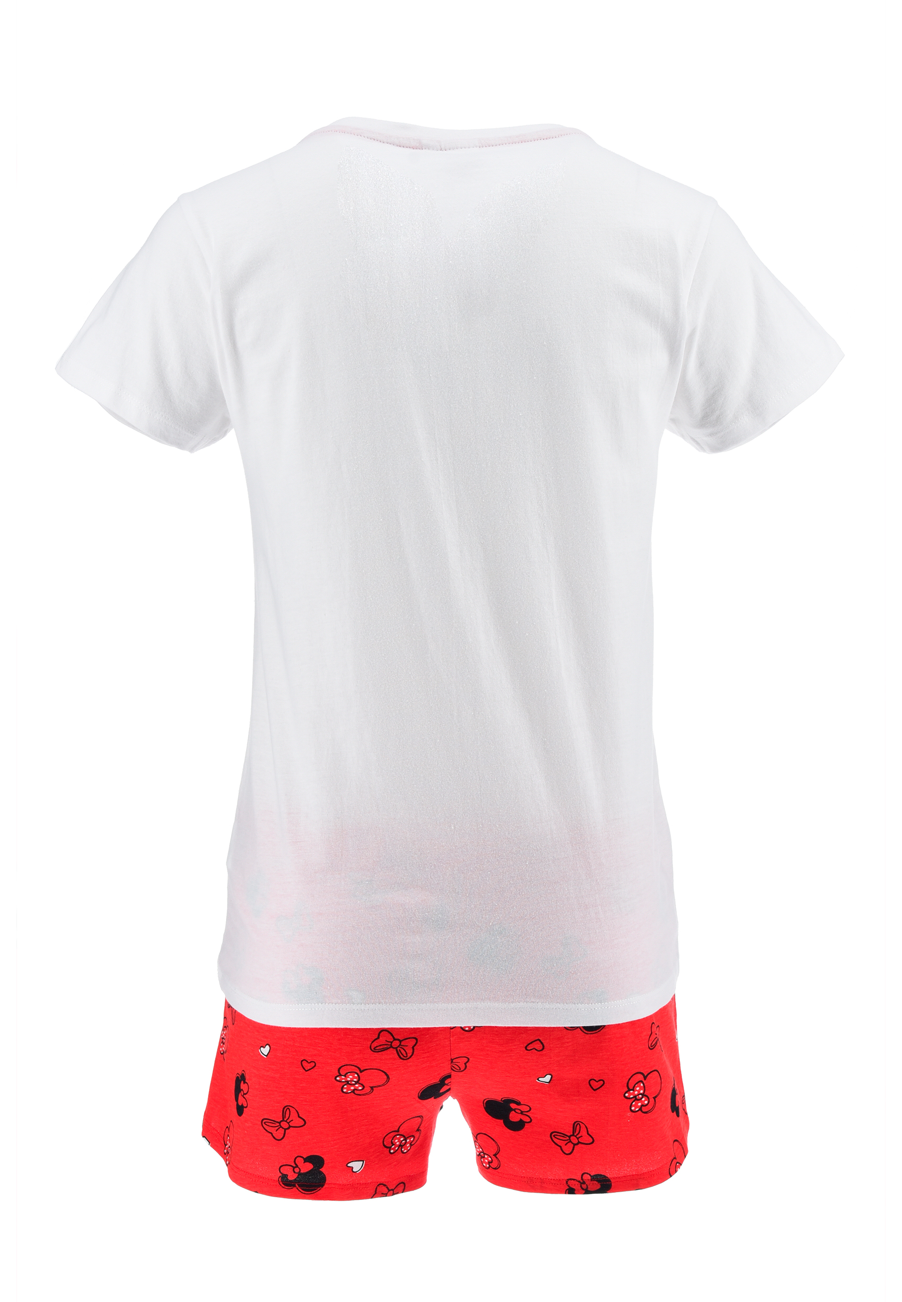 Minnie Mouse Damen Sommer Pyjama Schlafanzug kurz