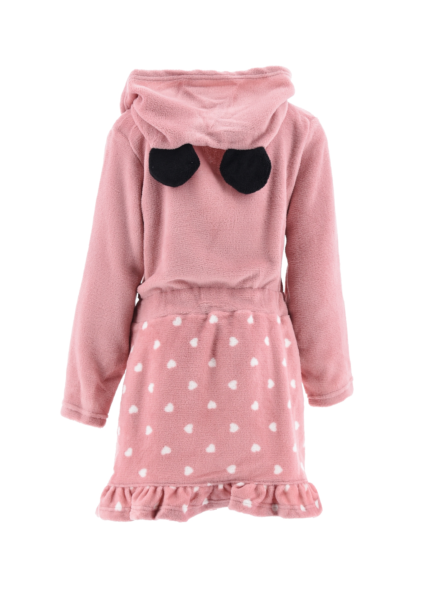 Minnie Mouse Kinder Mädchen Bademantel Morgenmantel mit Kapuze