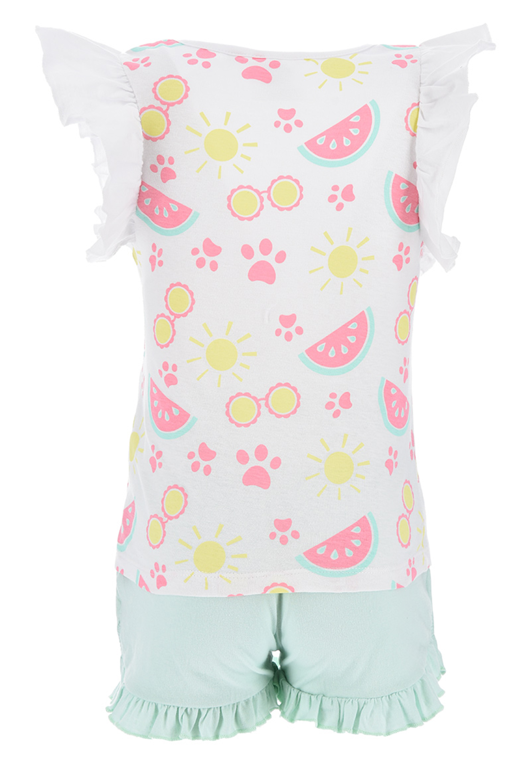 Paw Patrol Skye Kinder Sommer-Set Mädchen T-Shirt und Shorts kurze Hose Set