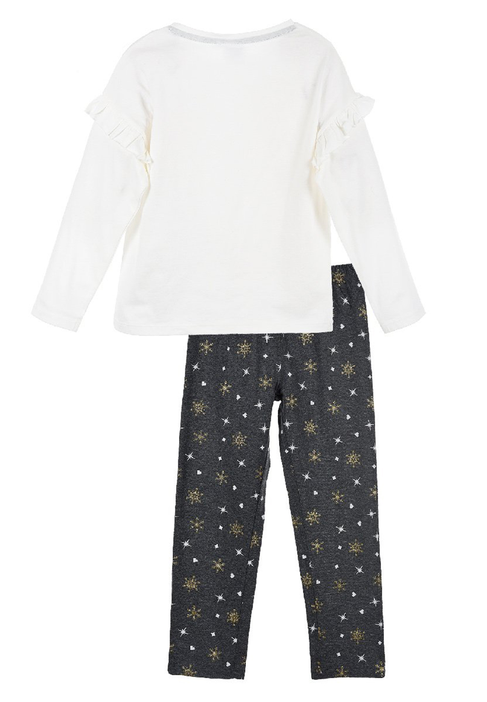 Frozen - Die Eiskönigin Schlafanzug Kinder Pyjama Elsa Anna