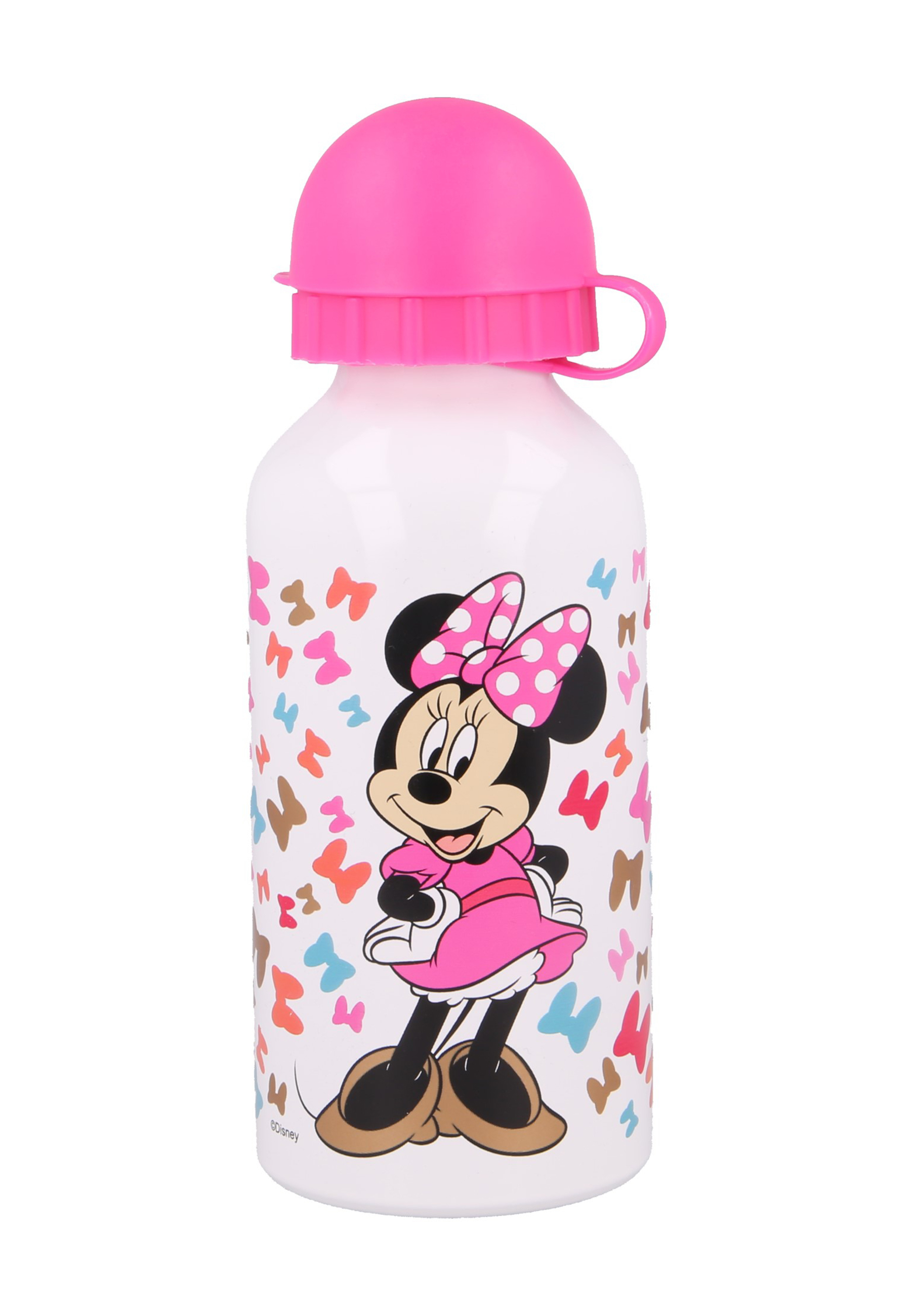 Minnie Mouse Kinder Aluminium Trinkflasche Sportflasche + Premium Lunchbox Brotdose Lunch-Set BPA Frei