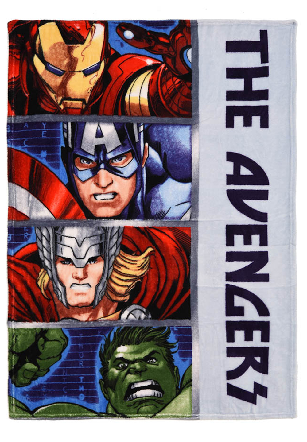 Avengers Coral Fleece Kuscheldecke Tagesdecke Ironman Hulk Thor Captain America 