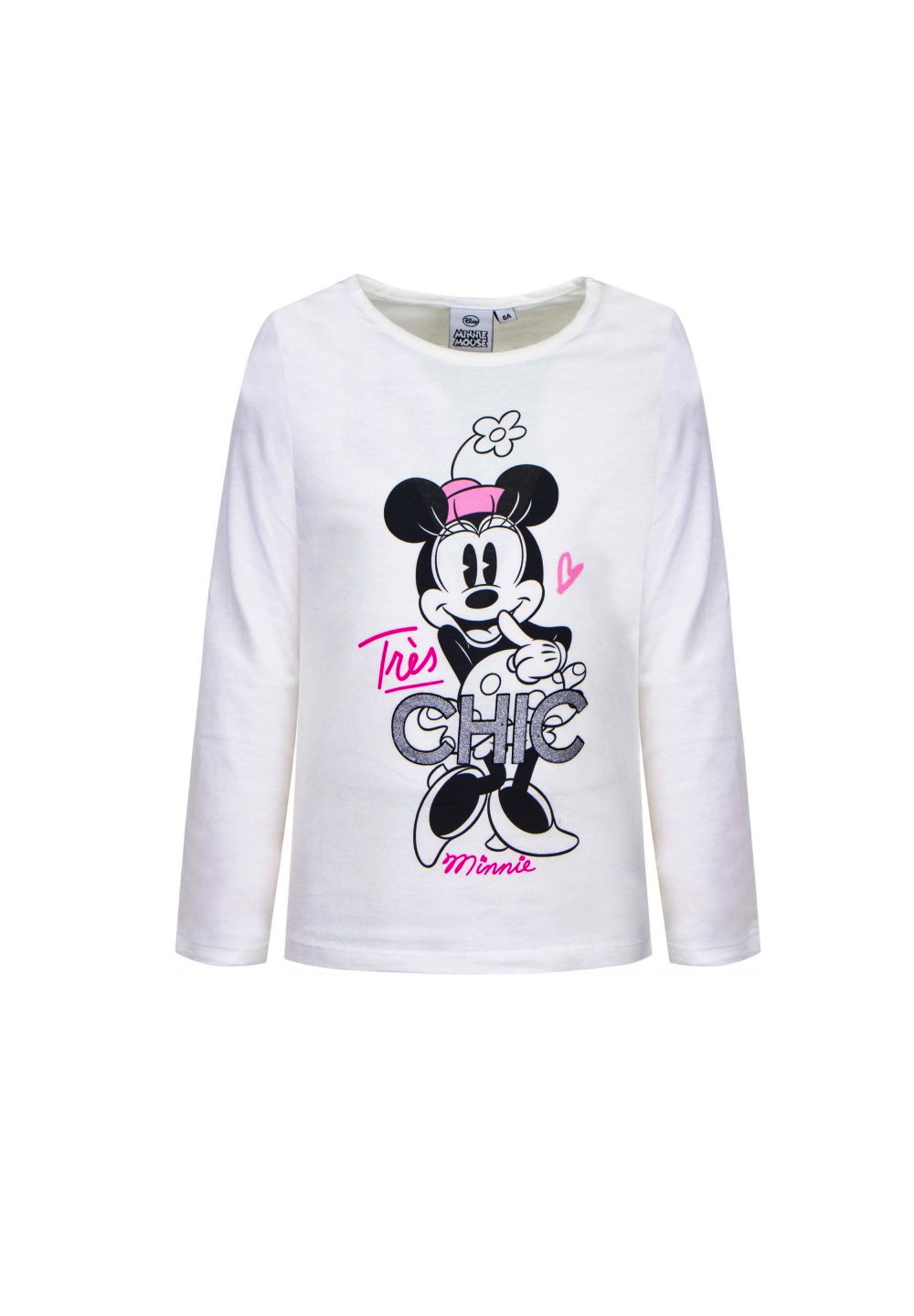 Minnie Mouse Kinder Langarm-Shirt Mädchen Longsleeve Oberteil