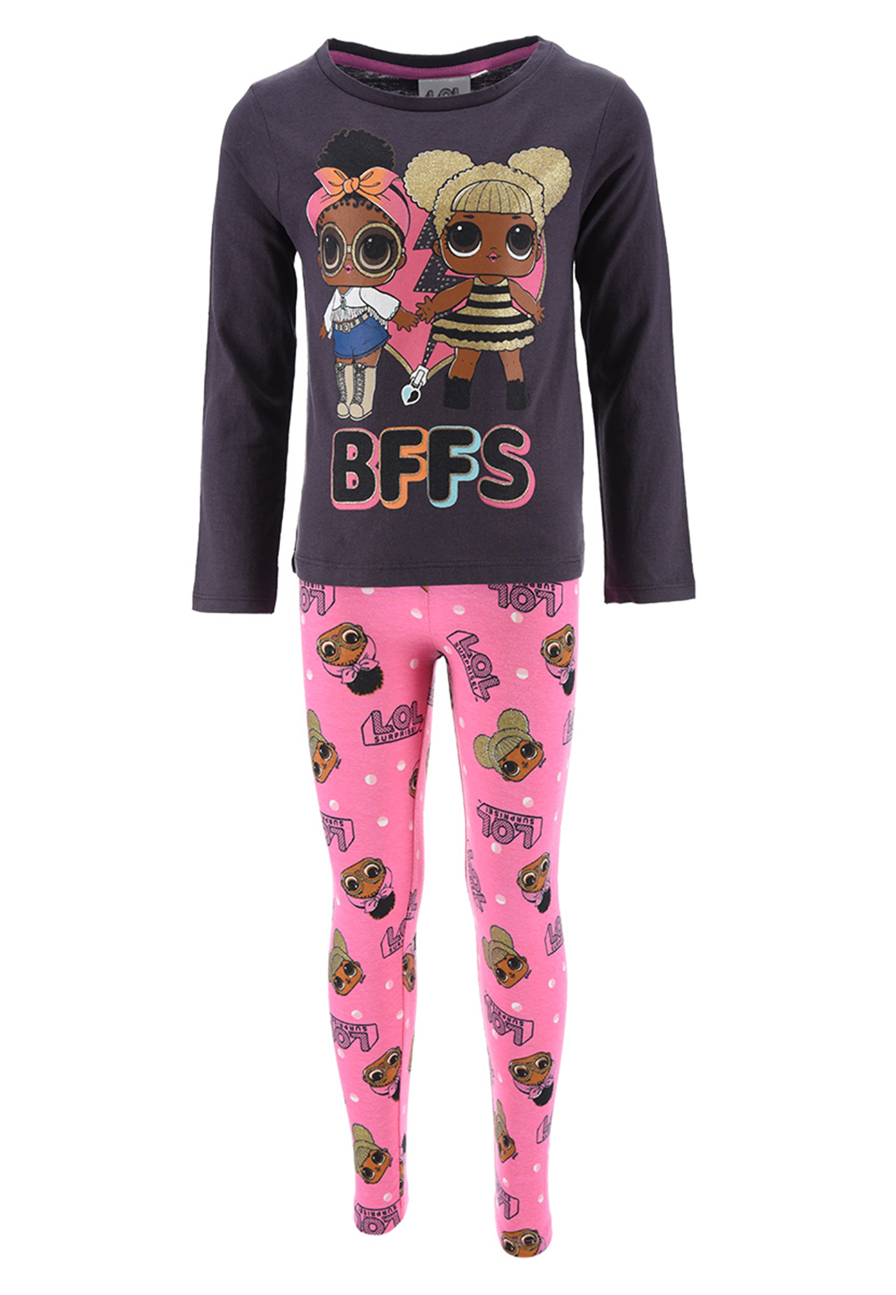 L.O.L. Surprise! Kinder Set Mädchen Langarmshirt Langarm T-Shirt + Leggings