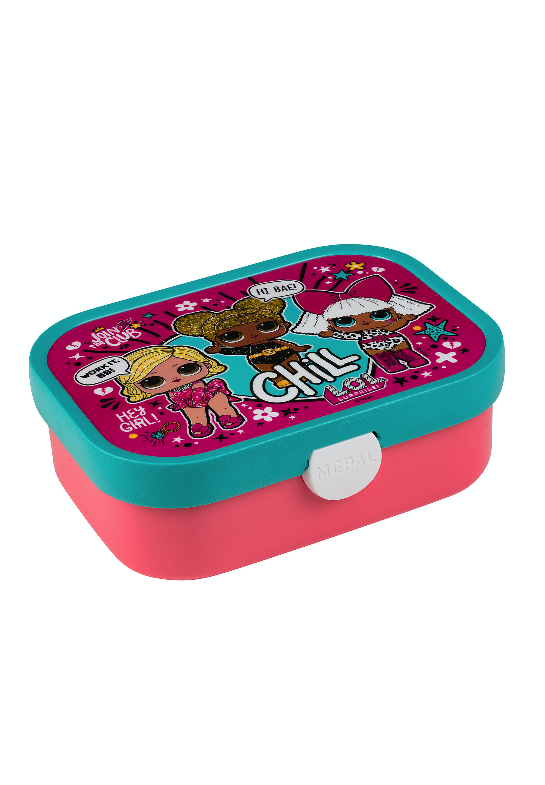 L.O.L. Surprise! Brotdose Campus mit Bento-Einsatz und einzelne Fächer