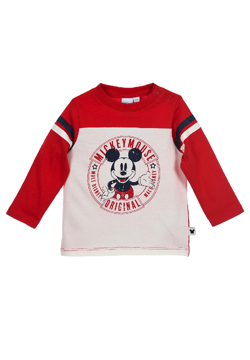 Disney Mickey Mouse Baby/Kleinkind Langarm-Shirt Longsleeve Oberteil