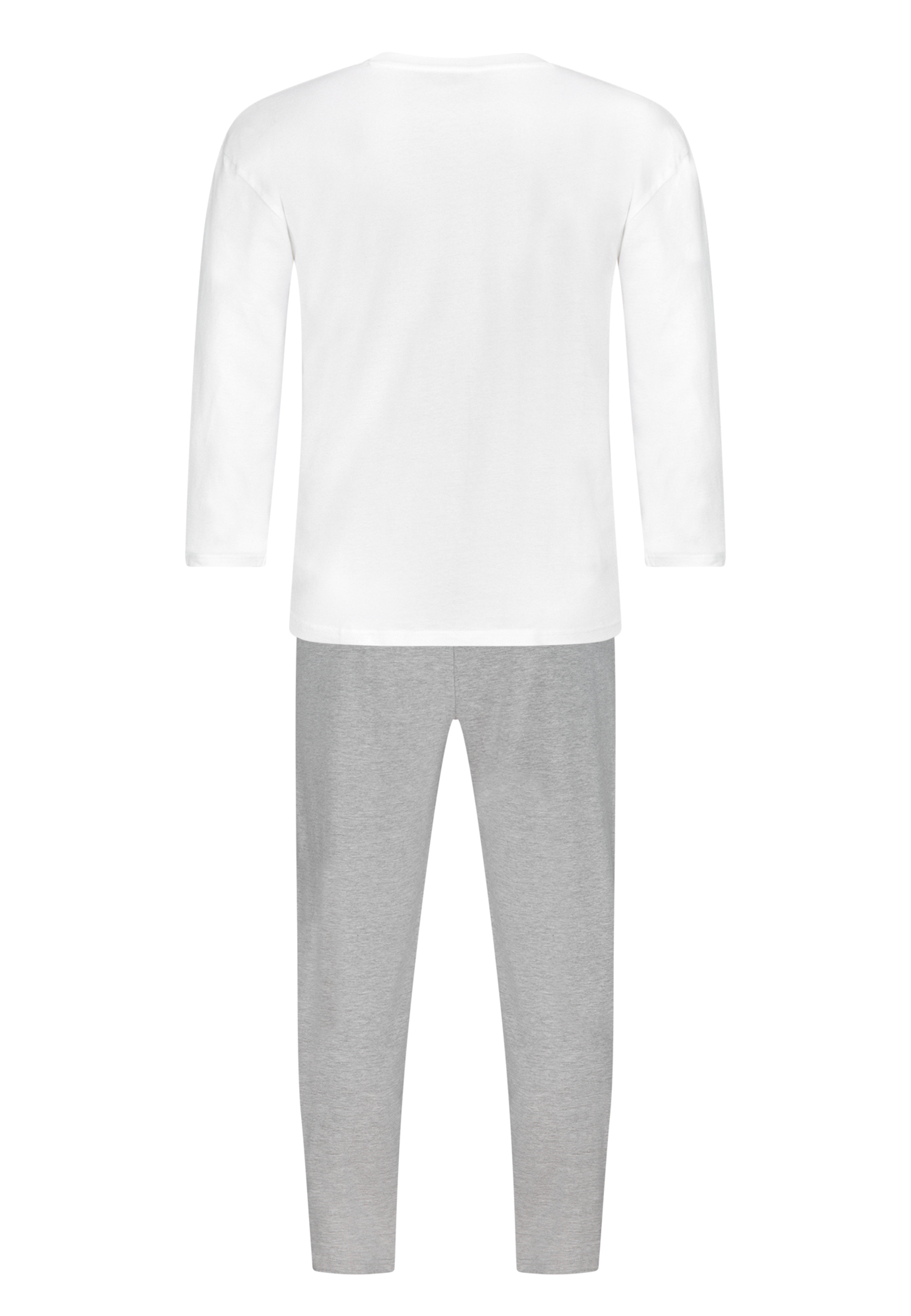 Star Wars Yoda Herren Schlafanzug Lang Pyjama-Set Langarm-Shirt mit Schlafhose