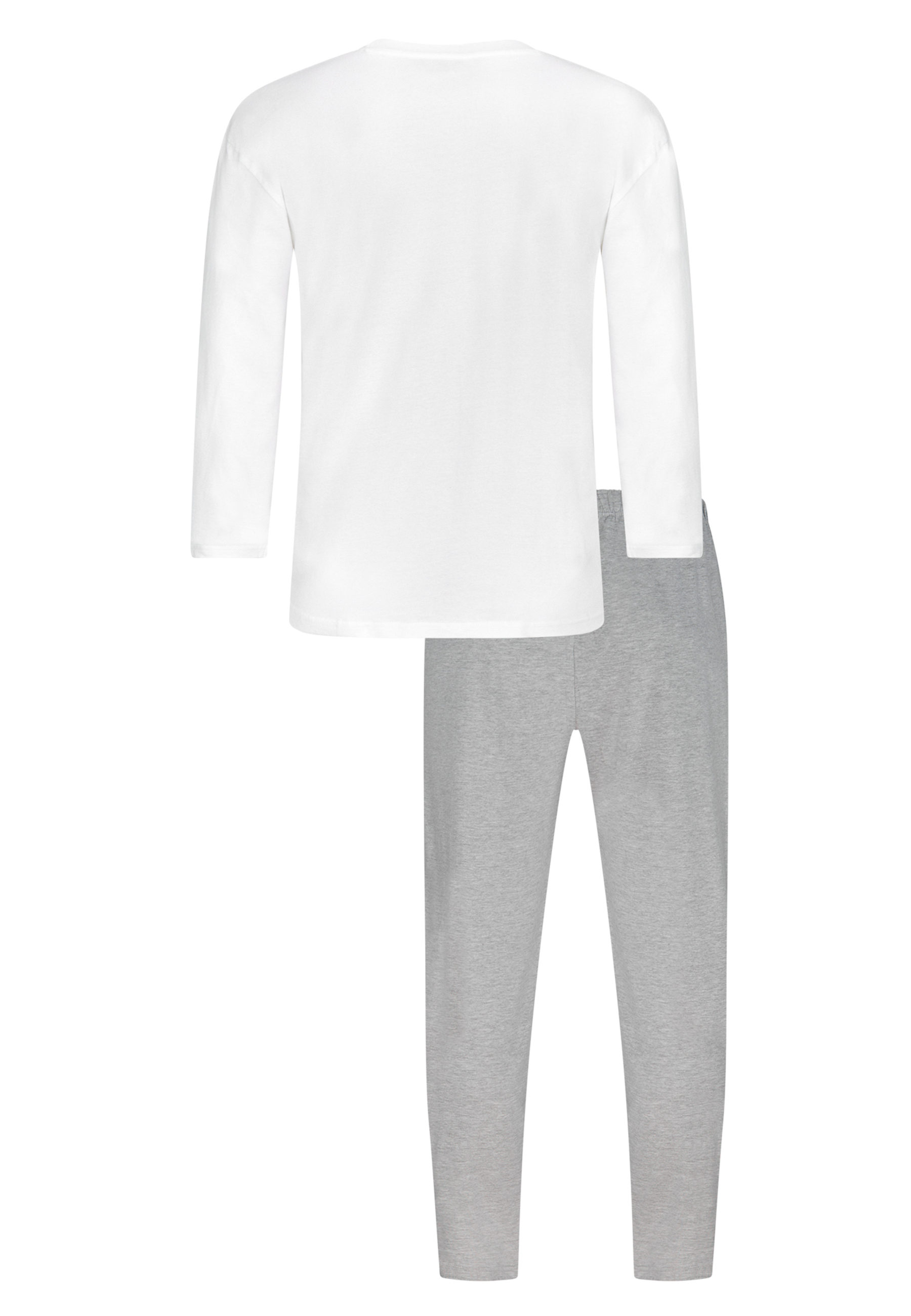 Star Wars Yoda Herren Schlafanzug Lang Pyjama-Set Langarm-Shirt mit Schlafhose