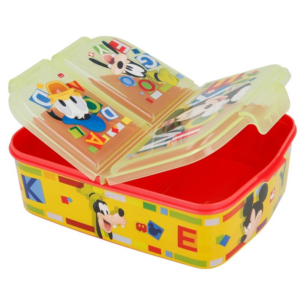 Kinder Premium Brotdose Lunchbox Frühstücks-Box Vesper-Dose mit 3 Fächern