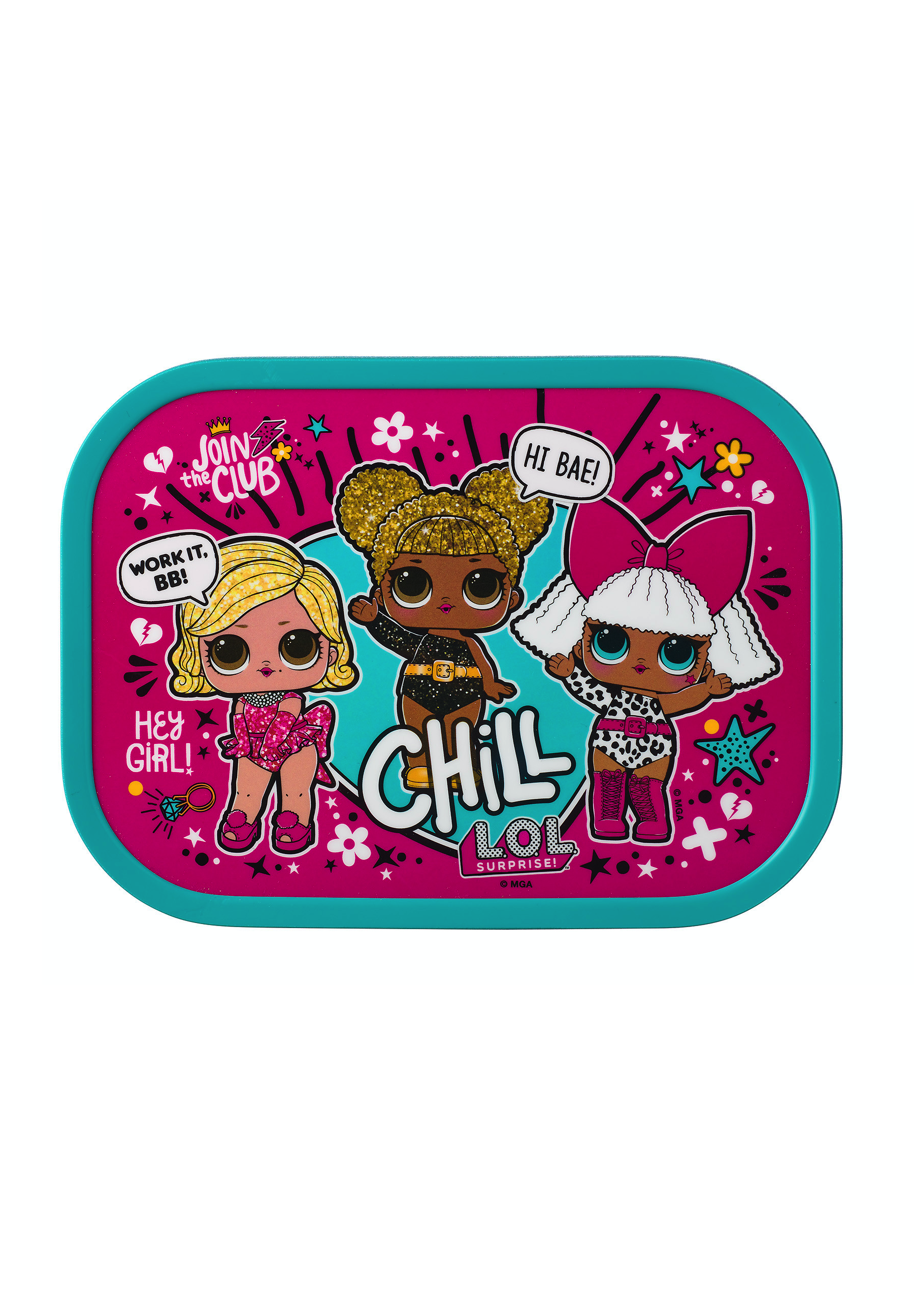 L.O.L. Surprise! Lunch-Set Trinkflasche und Brotdose 2 Fächer