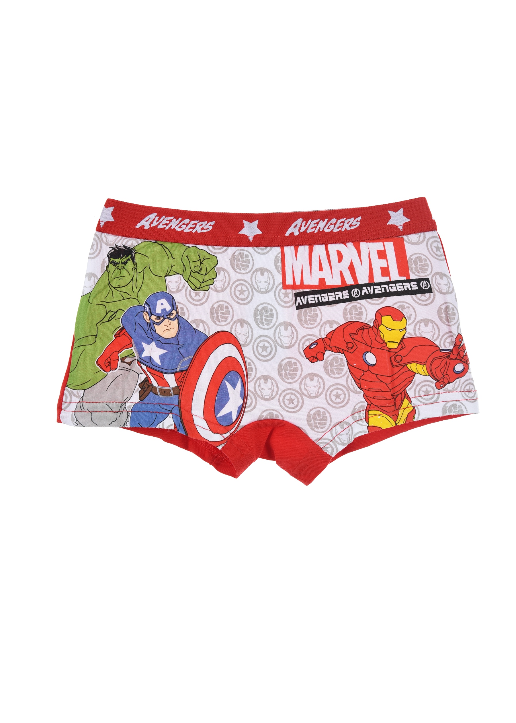 Avengers Jungen Boxershort Unterwäsche Unterhose 2er Set Hulk, Ironman und Captain America