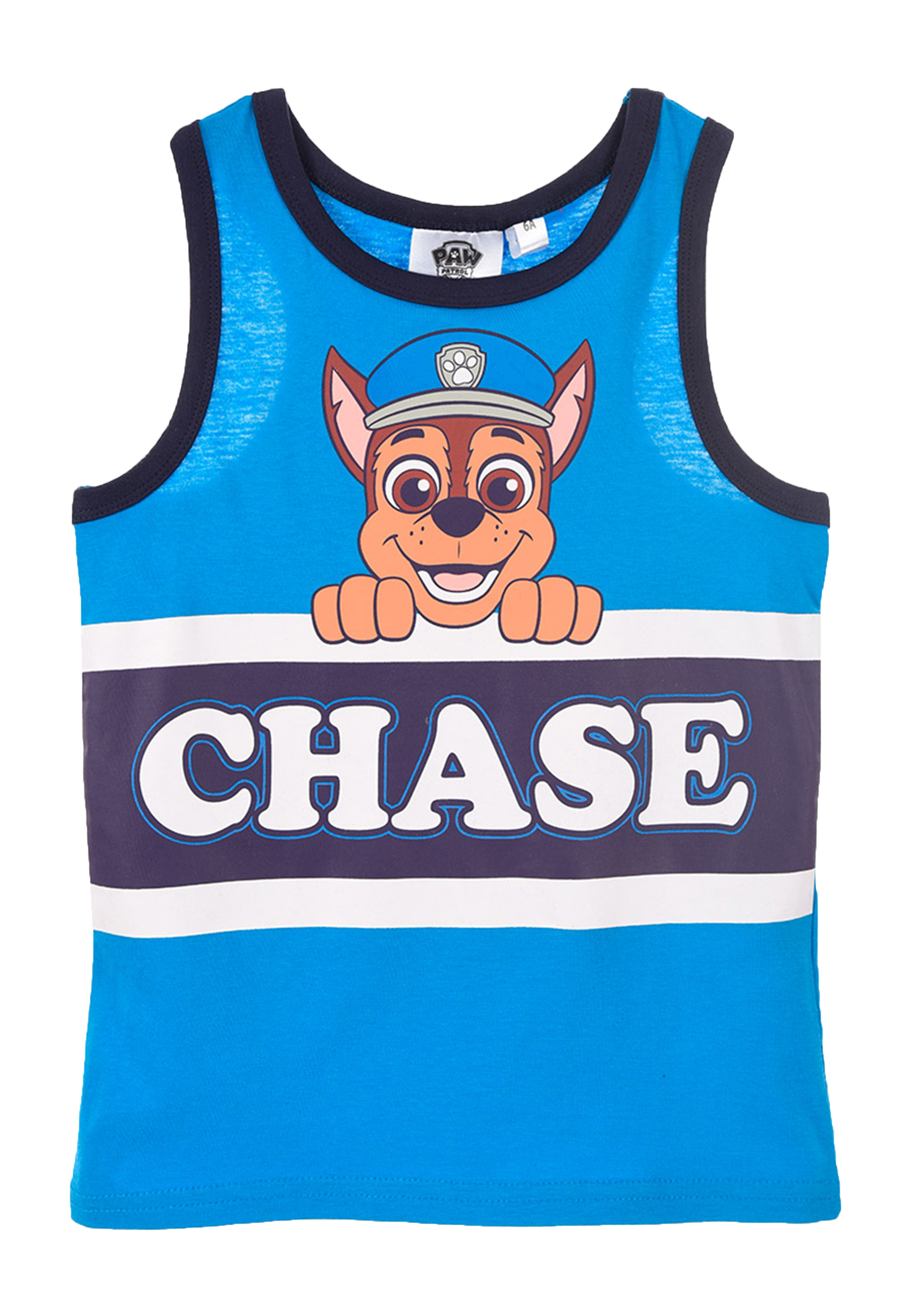 Paw Patrol Chase Kinder Jungen Shirt Tank Top T-Shirt Muskel-Shirt 