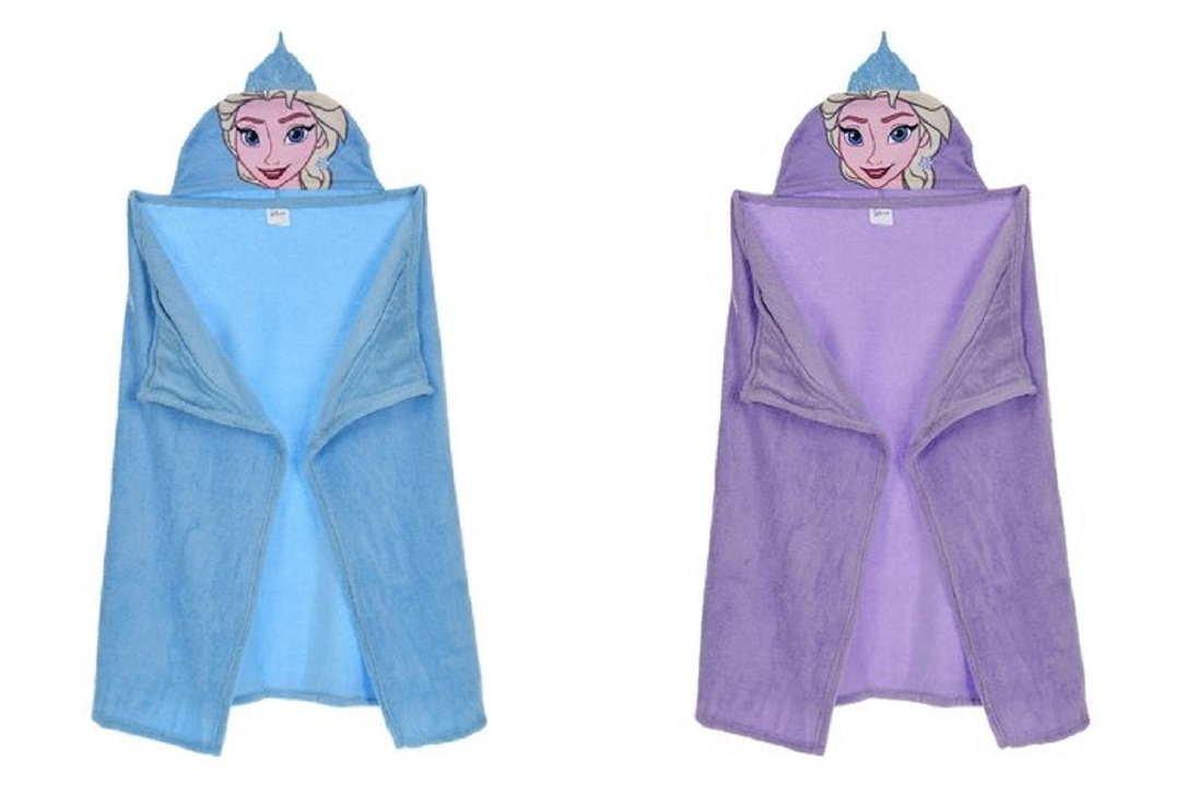 Disney Frozen - Die Eiskönigin Elsa Decke Fleece Kuschel-Decke mit Kapuze 80 x 120 cm