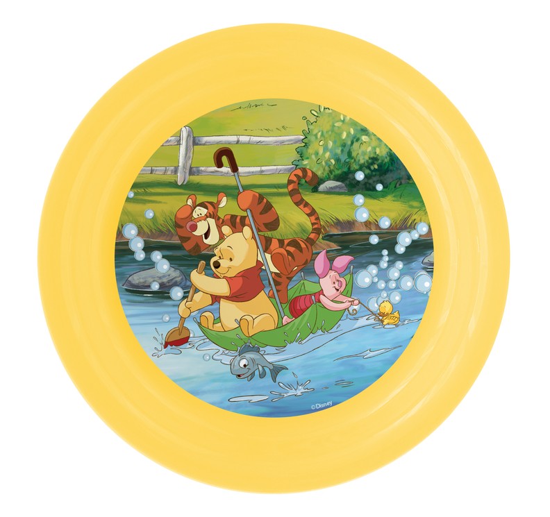 Disney Winnie Puuh Kunststoff-Teller mit 3D Aufdruck