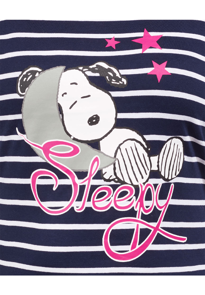 Snoopy Peanuts Nachthemd Schlafshirt Damen 