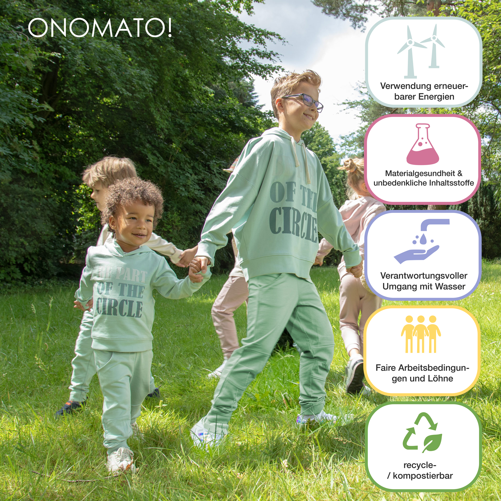 ONOMATO! Jogginghose Sweat-Hose Cradle to Cradle