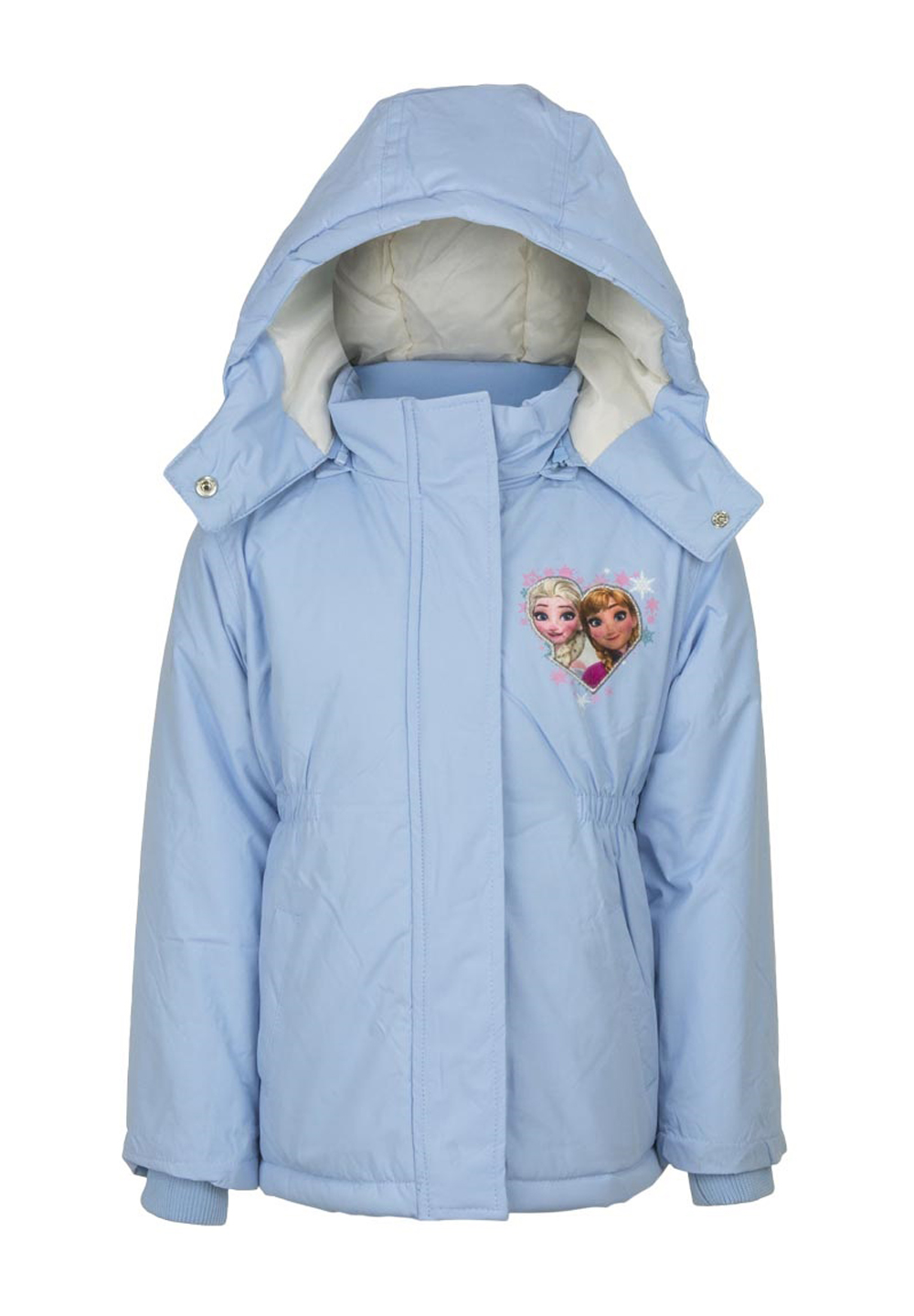 Disney Frozen - Die Eiskönigin Anna und Elsa Winterjacke Wintermantel Hellblau