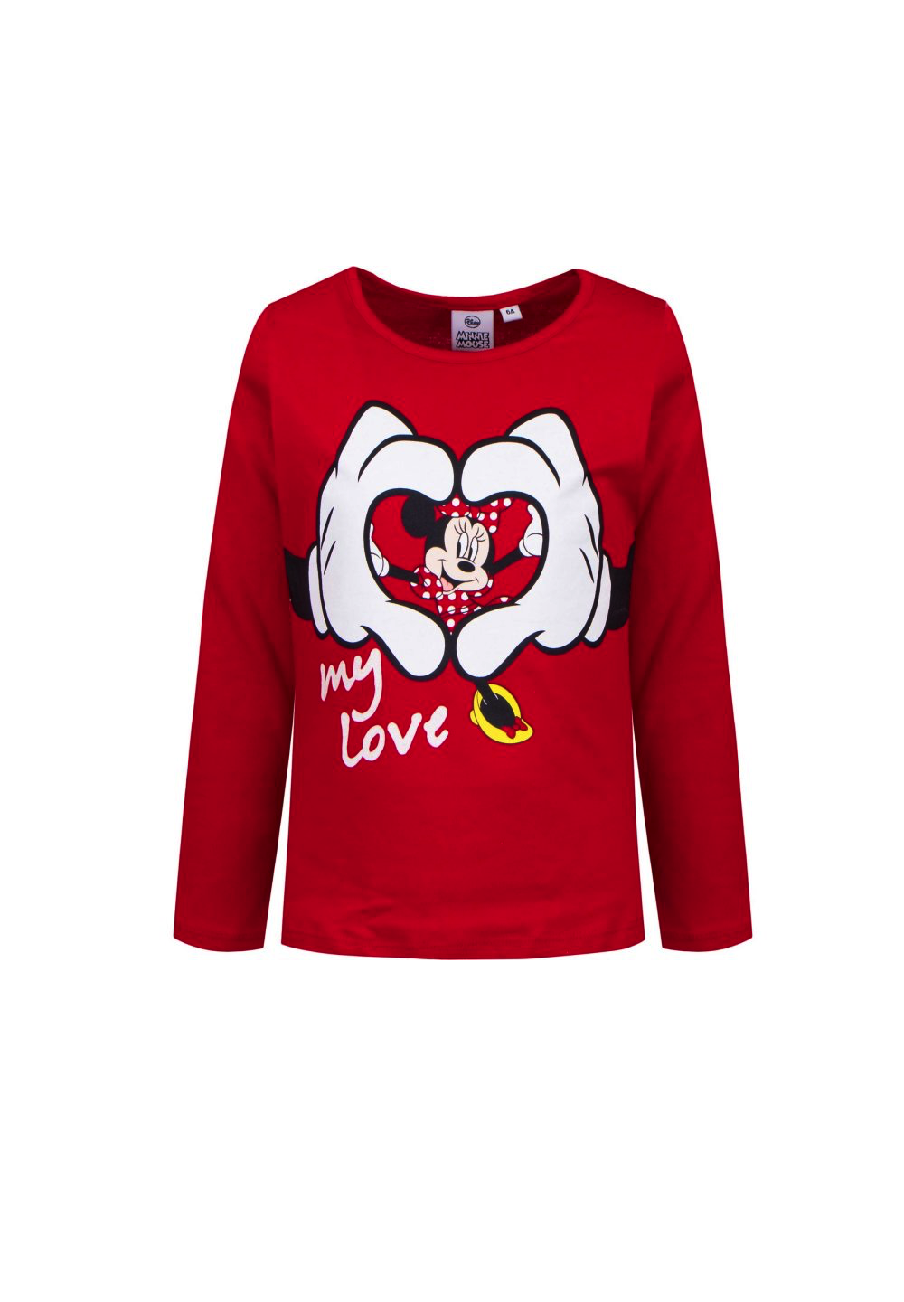 Minnie Mouse Kinder Langarm-Shirt Mädchen Longsleeve Oberteil