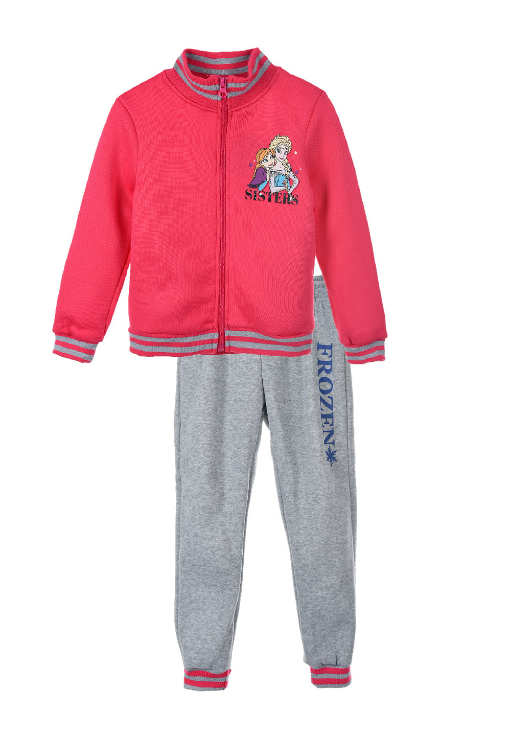 Disney Frozen - Die Eiskönigin Jogging-Anzug Sweat-Jacke mit Jogging-Hose Trainings-Anzug im Geschenk-Karton