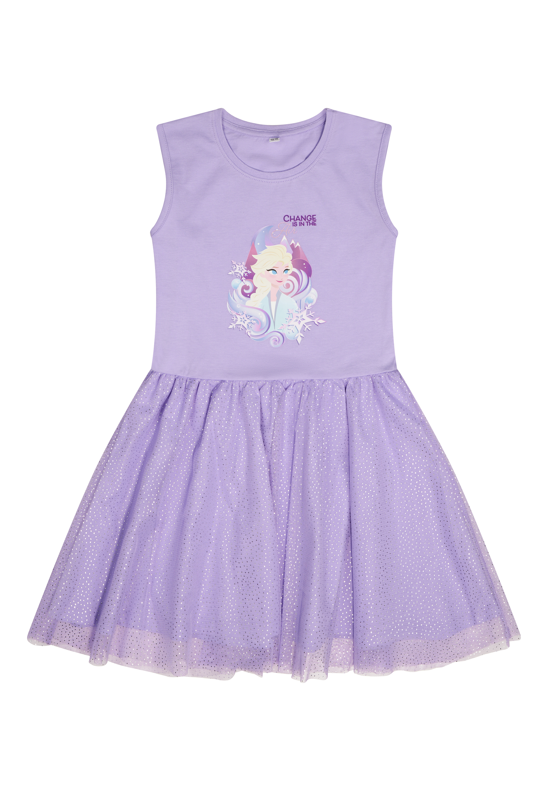 Frozen 2 Kleid Anna & Elsa Kinder Mädchen Sommer-Kleid Tüll-Kleid