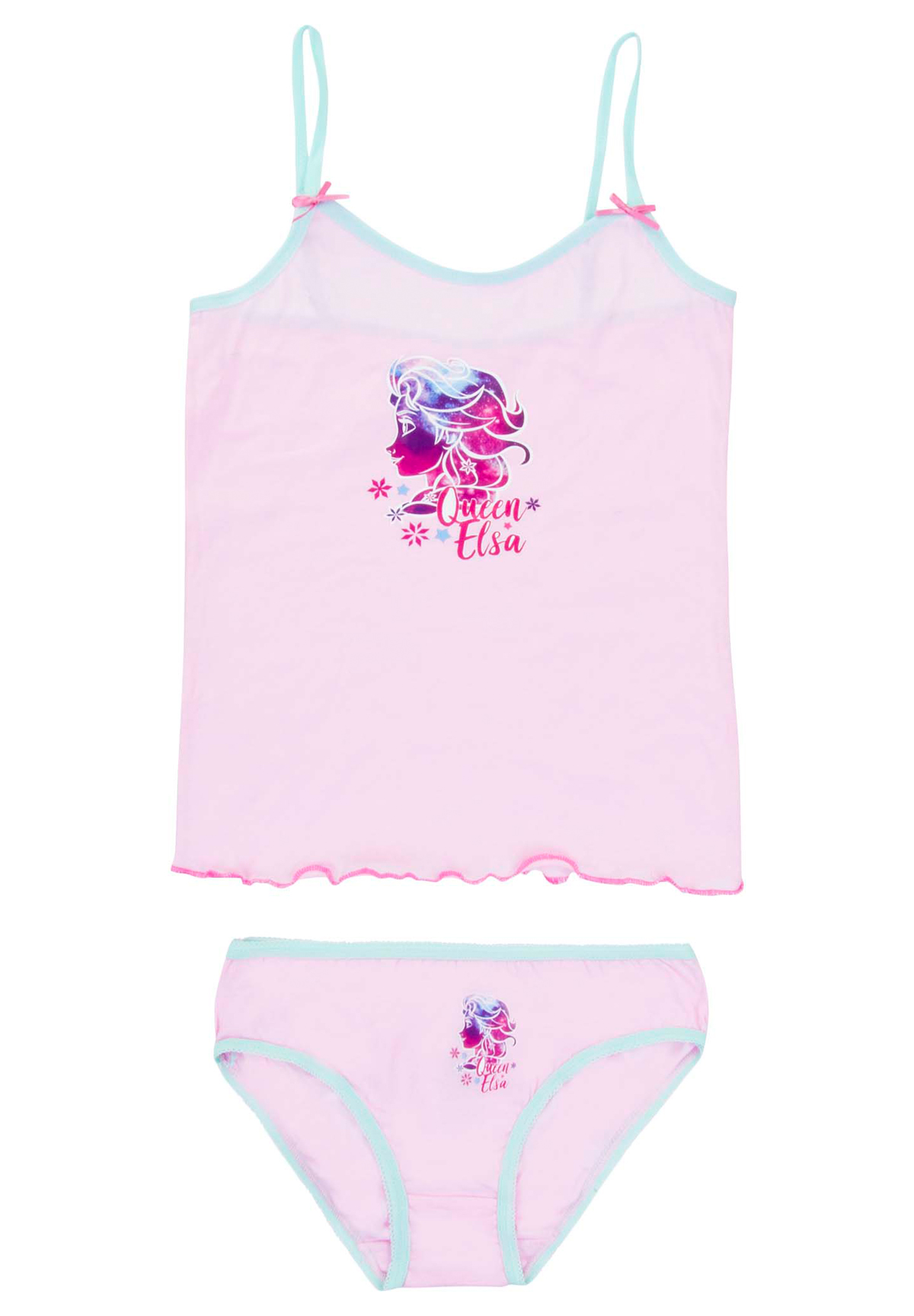 Frozen 2 - Die Eiskönigin Unterwäsche-Set Unterhemd + Unterhose 3 tlg.