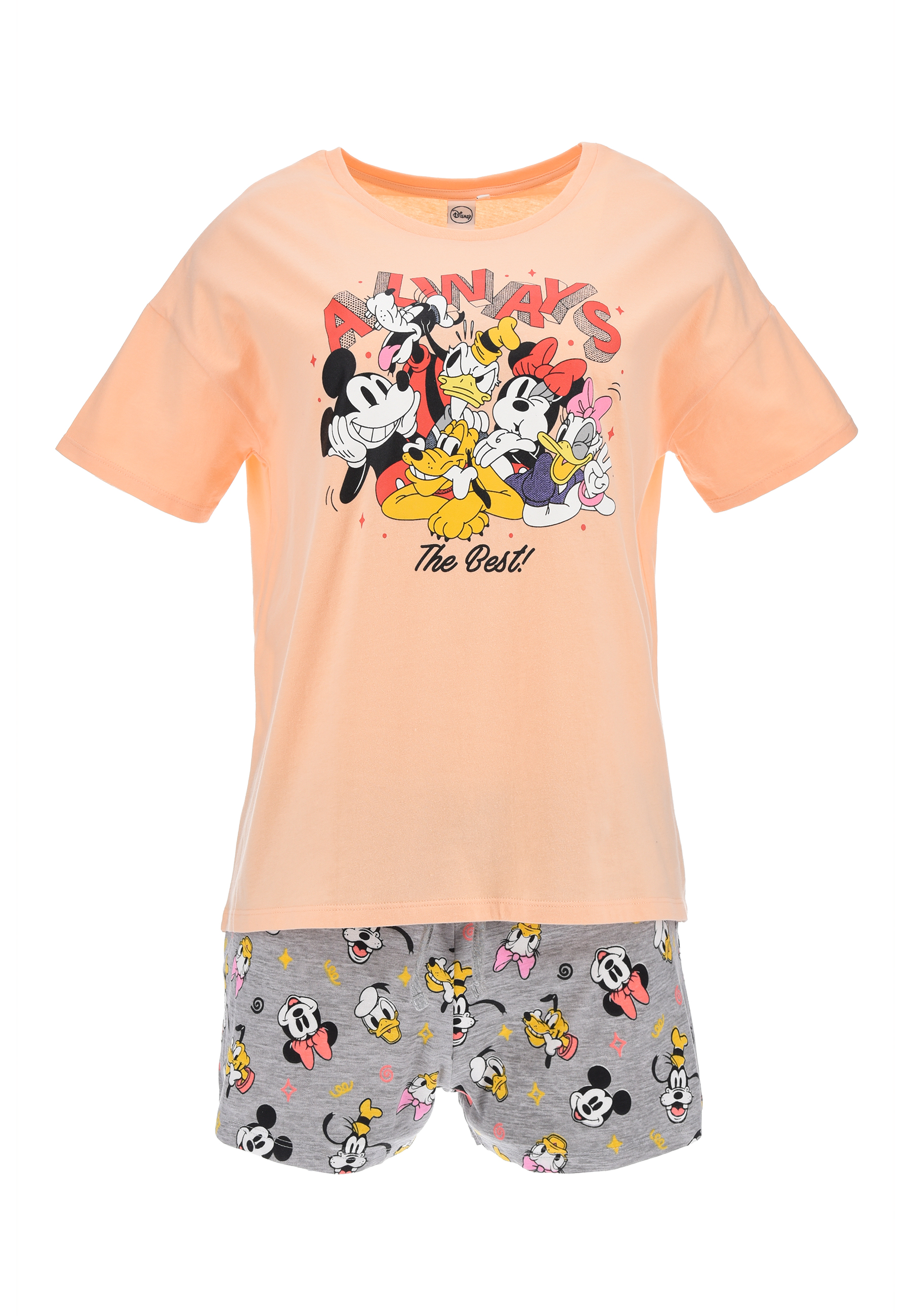Minnie Mouse The Best Damen Sommer Pyjama Schlafanzug kurz