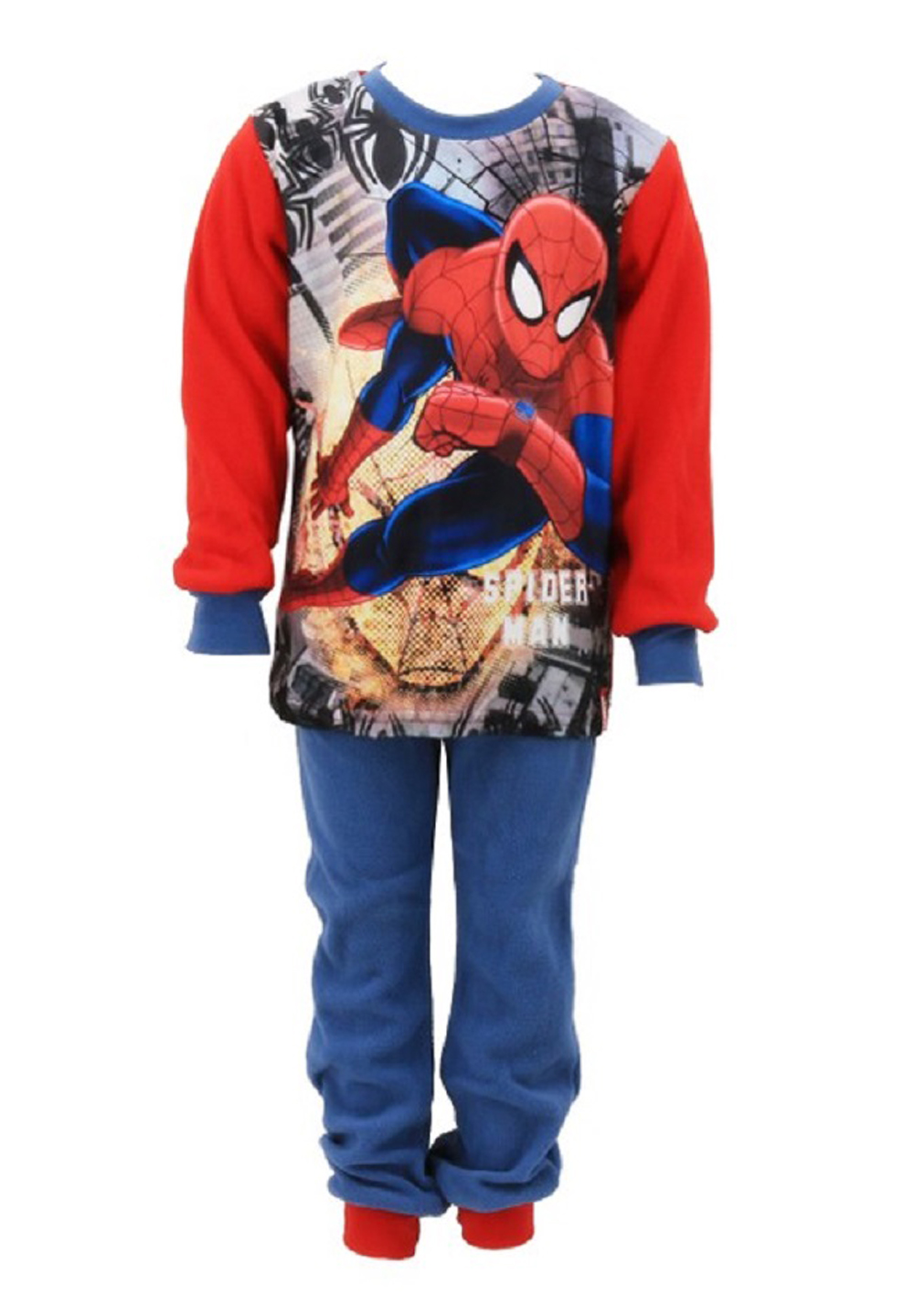 Marvel Spider-Man Coral Fleece Schlafanzug Pyjama