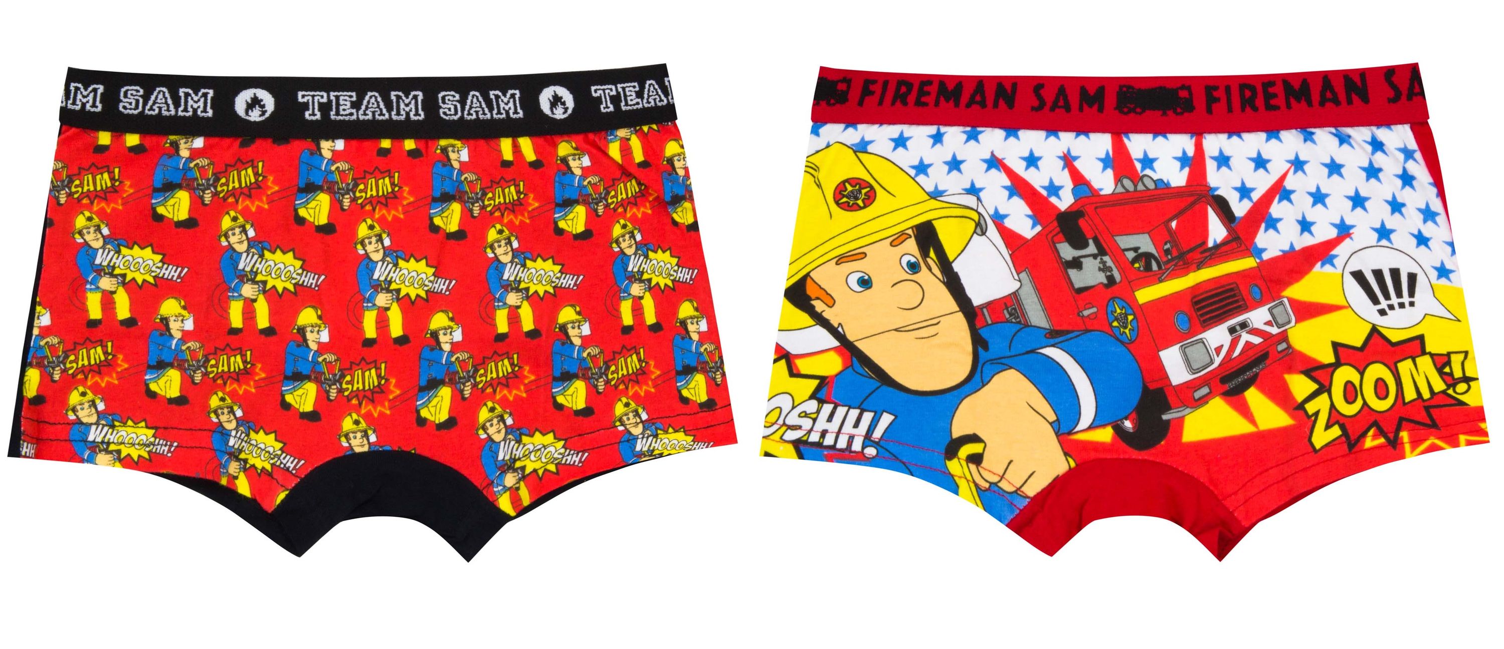 Feuerwehrmann Sam Unterhose Boxershort 2er Set