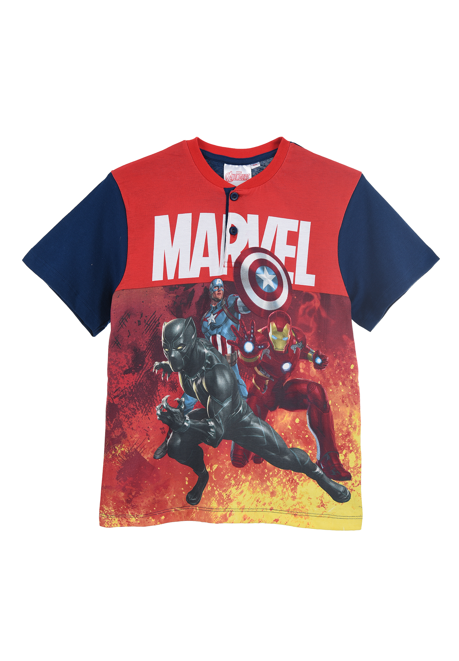 Avengers Captain America Ironman Black Panther Kinder Jungen Schlafanzug Pyjama Kurz T-Shirt und Short kurze Hose  Avengers Captain America Ironman Black Panther Kinder Jungen Schlafanzug Pyjama Kurz T-Shirt und Short kurze Hose