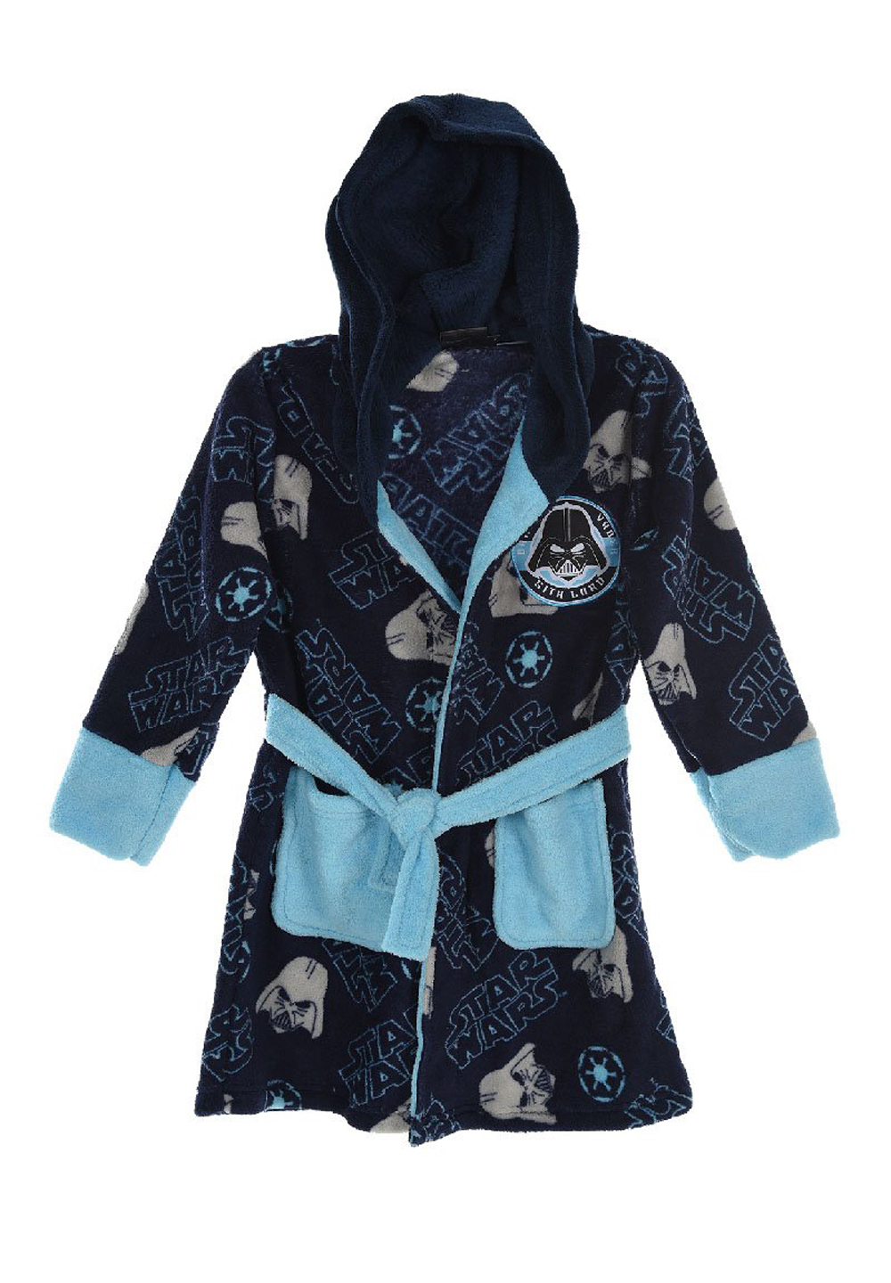 Star Wars Darth Vader Kinder Bademantel Morgenmantel Blau