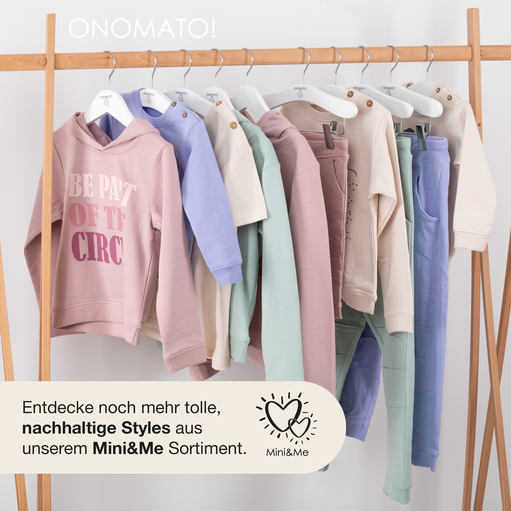 ONOMATO! Mädchen Kapuzen Pullover Hoodie Sweater Sweatshirt mit Kapuze Cradle to Cradle
