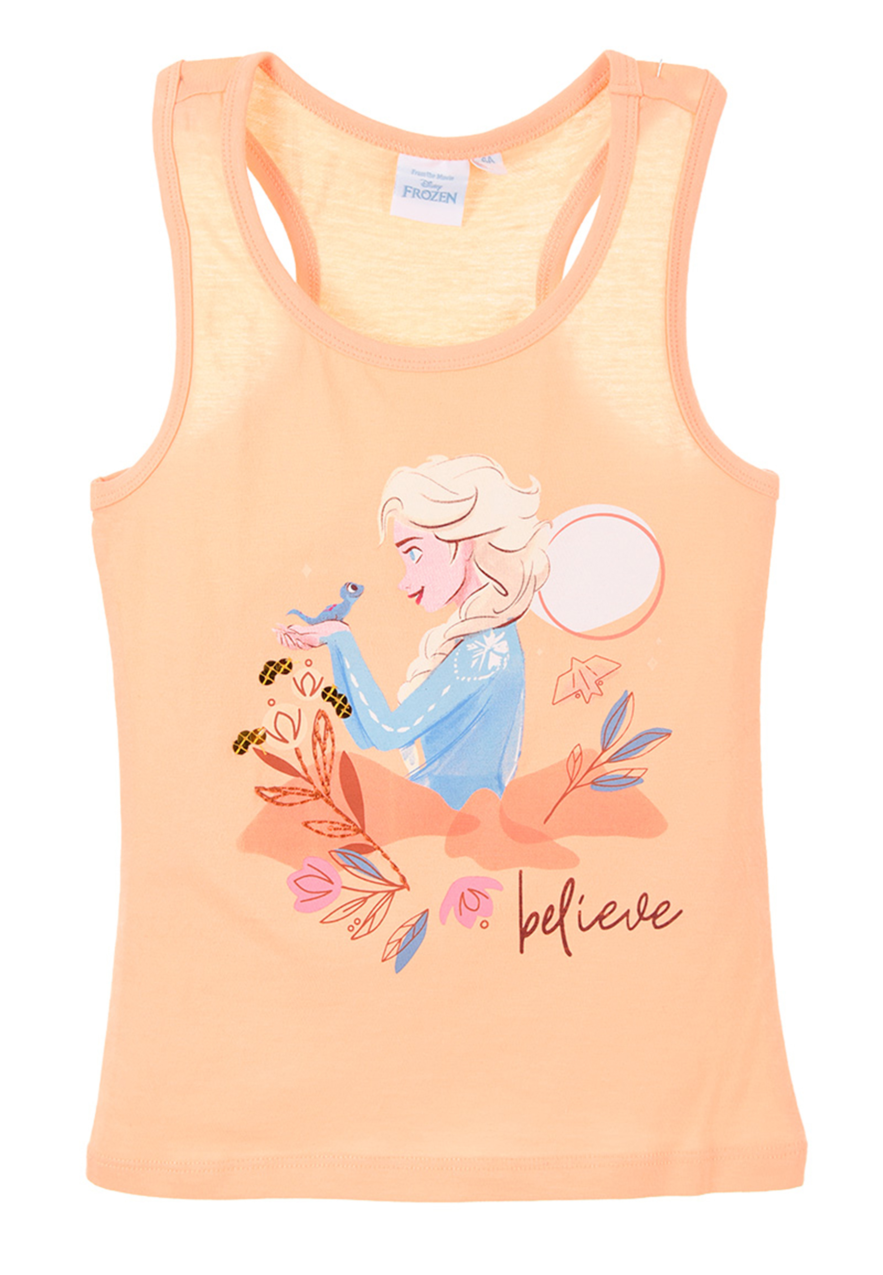 Frozen - Die Eiskönigin Elsa Mädchen Träger Top Sommer Shirt 