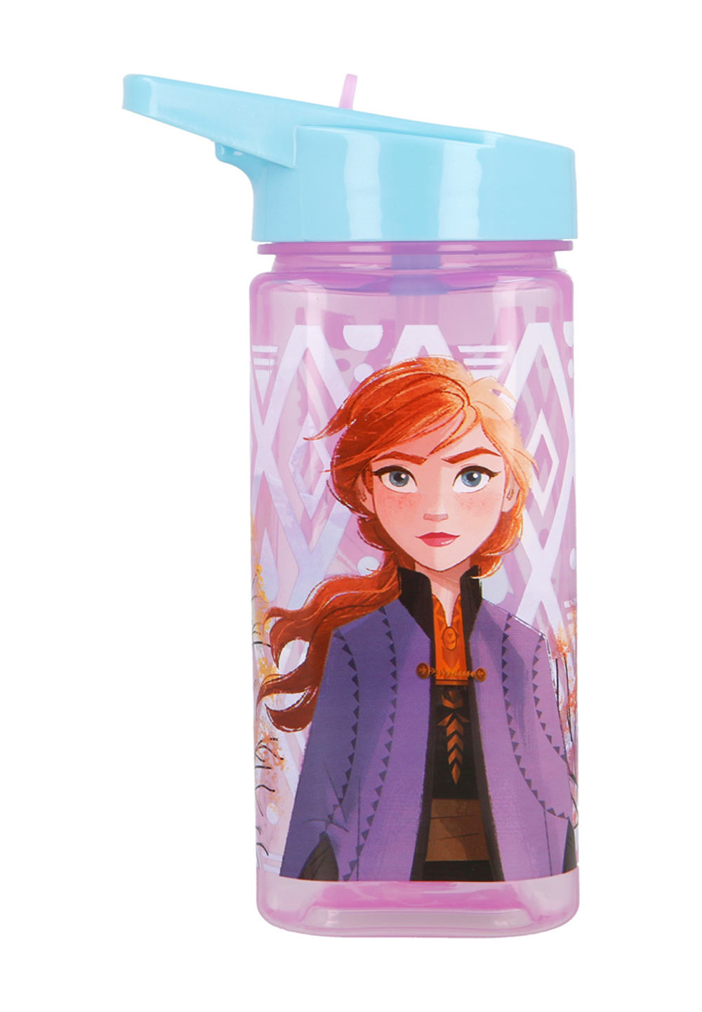 Frozen 2 - Die Eiskönigin Anna Elsa Trinkflasche Wasser-Flasche Sportflasche mit Henkel 530 ml