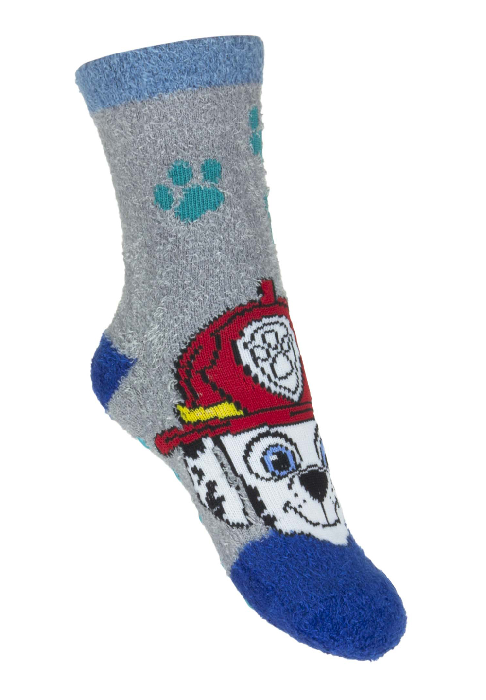 Paw Patrol Chase und Marshall Kinder Frottee Gumminoppen Stopper-Socken 2er Set 